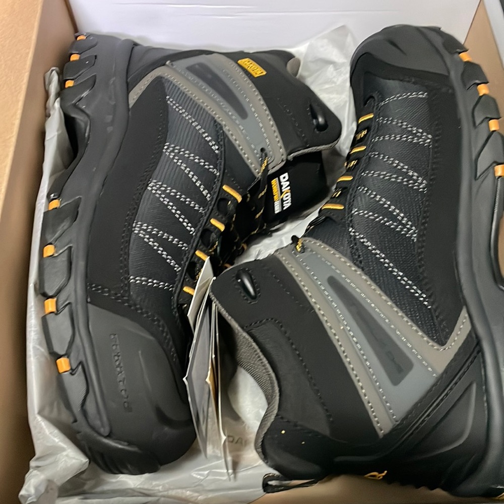 Men's Mid Cut Duratoe FreshTech Work Boots - Black